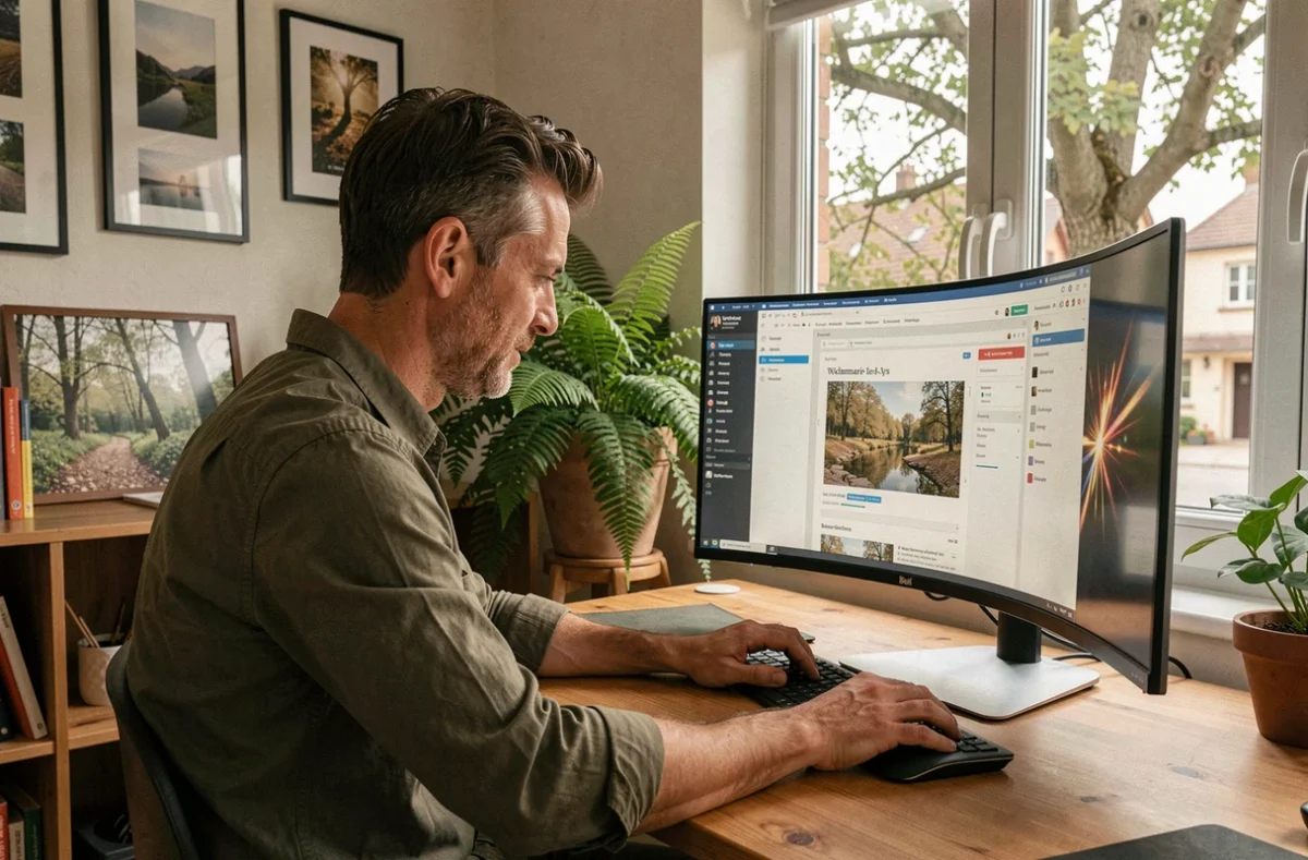 Professionnel indépendant de Webindme à Dammarie-les-Lys développant un site WordPress depuis son studio aménagé à domicile