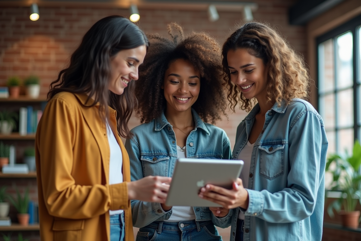 Groupe diversifié discutant autour d